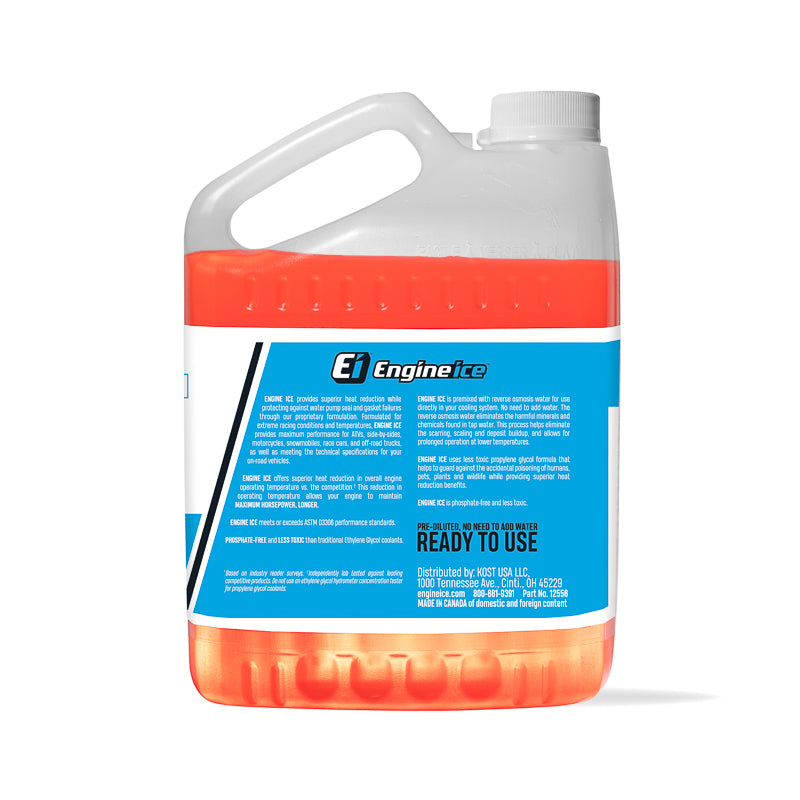 Back Side of SXS/ATV 1/2 Gallon Bottle